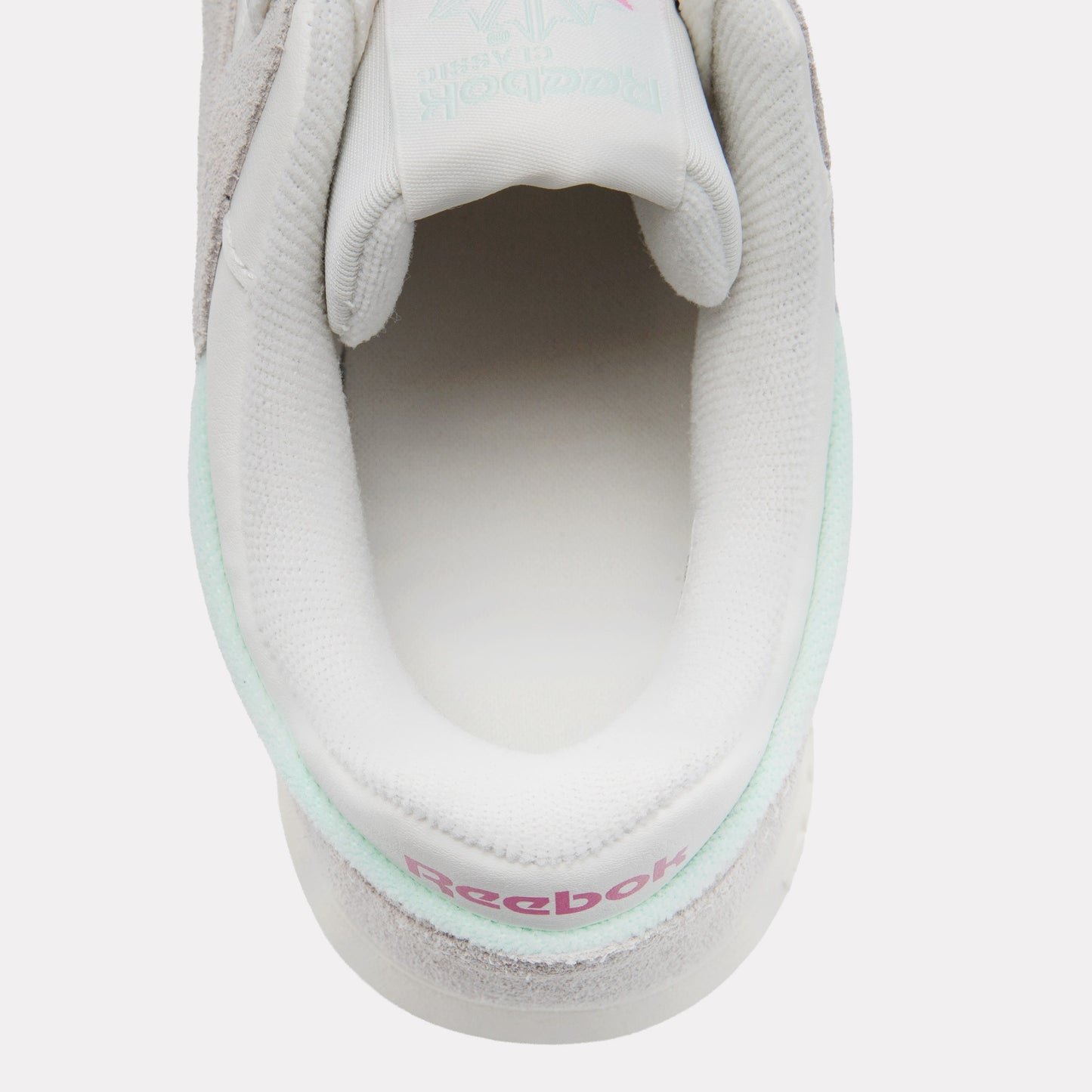 REEBOK FOOTWEAR KIDS Workout Plus Shoes – Grade School CHALK/PLAYFULPINK/INVERTEDAQUA
