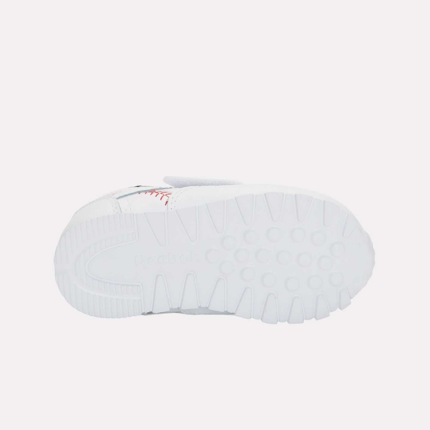 REEBOK FOOTWEAR KIDS Classic Leather Shoes – Baby & Toddler FTWRWHITE/VECTORNAVY/FLASHRED