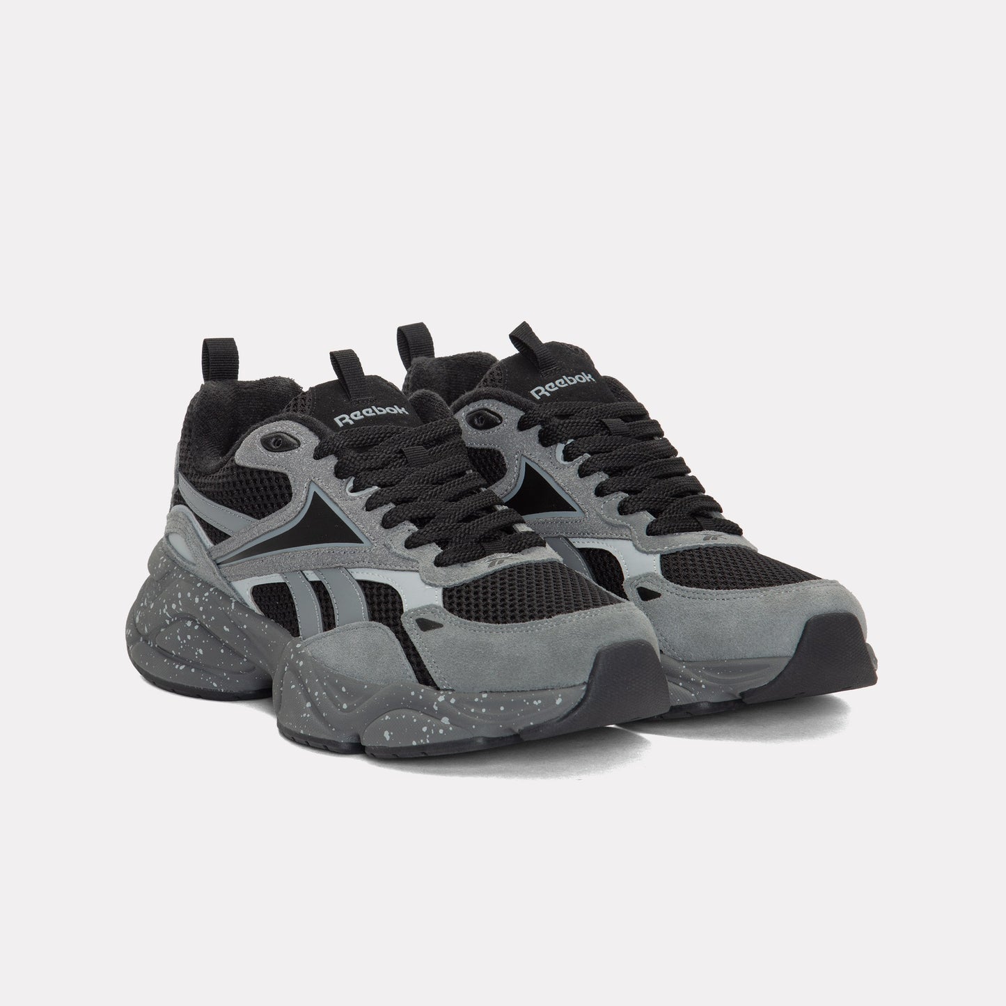 REEBOK FOOTWEAR MEN Reebok Charge Run Shoes PURE GREY 6/PURE GREY 5/BLACK