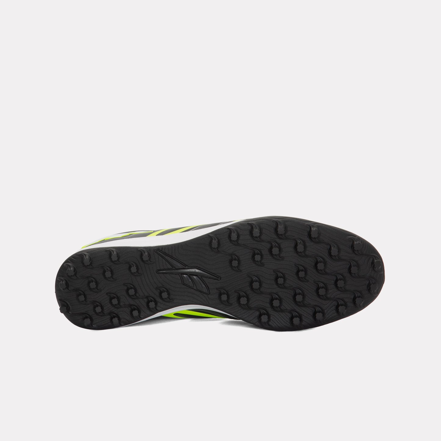REEBOK FOOTWEAR UNISEX Sidewinder 26 Club Turf Soccer Shoes BLACK/DIGITAL LIME/WHITE