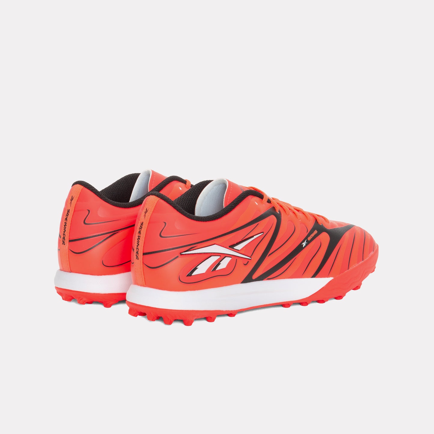 REEBOK FOOTWEAR UNISEX Sidewinder 26 Club Turf Soccer Shoes NEON CHERRY/RIVAL RED/BLACK