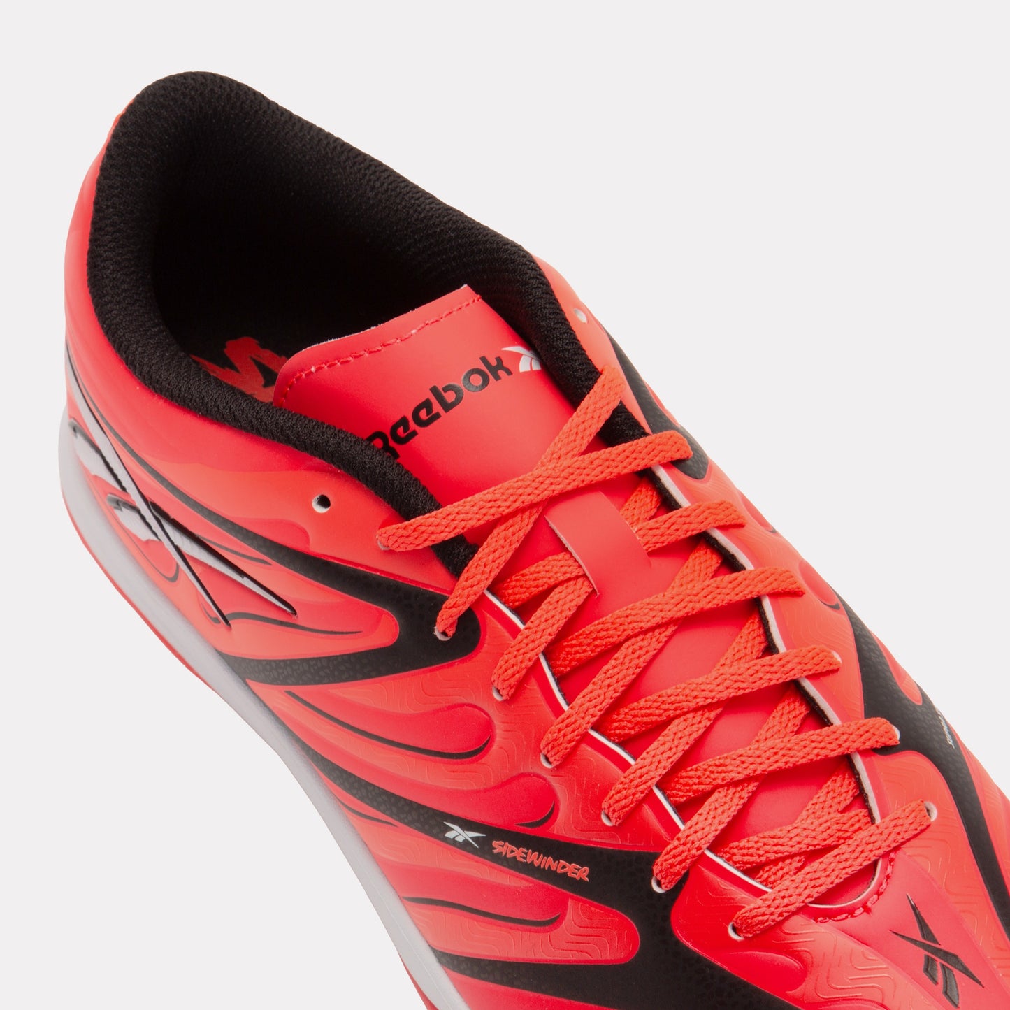 REEBOK FOOTWEAR UNISEX Sidewinder 26 Club Turf Soccer Shoes NEON CHERRY/RIVAL RED/BLACK
