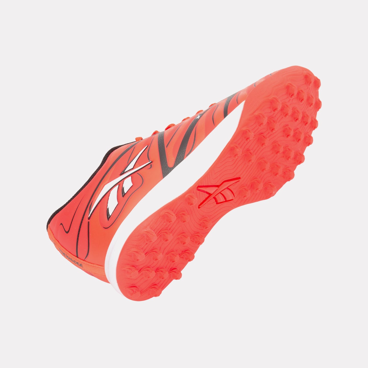 REEBOK FOOTWEAR UNISEX Sidewinder 26 Club Turf Soccer Shoes NEON CHERRY/RIVAL RED/BLACK