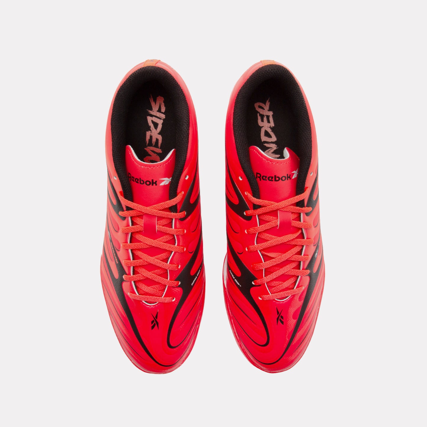 REEBOK FOOTWEAR UNISEX Sidewinder 26 Club Turf Soccer Shoes NEON CHERRY/RIVAL RED/BLACK