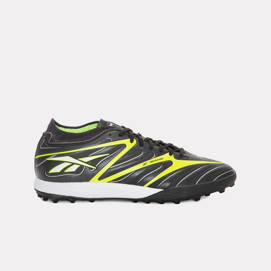 REEBOK FOOTWEAR UNISEX Sidewinder 26 Pro Turf Soccer Shoes BLACK/DIGITAL LIME/WHITE