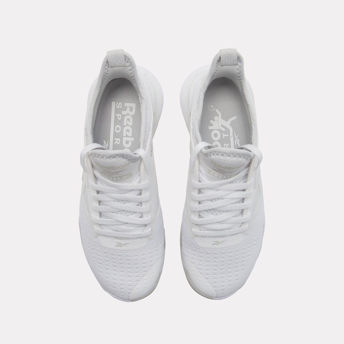REEBOK FOOTWEAR WOMEN Nano Court Shoes WHITE/NEW GREY 1