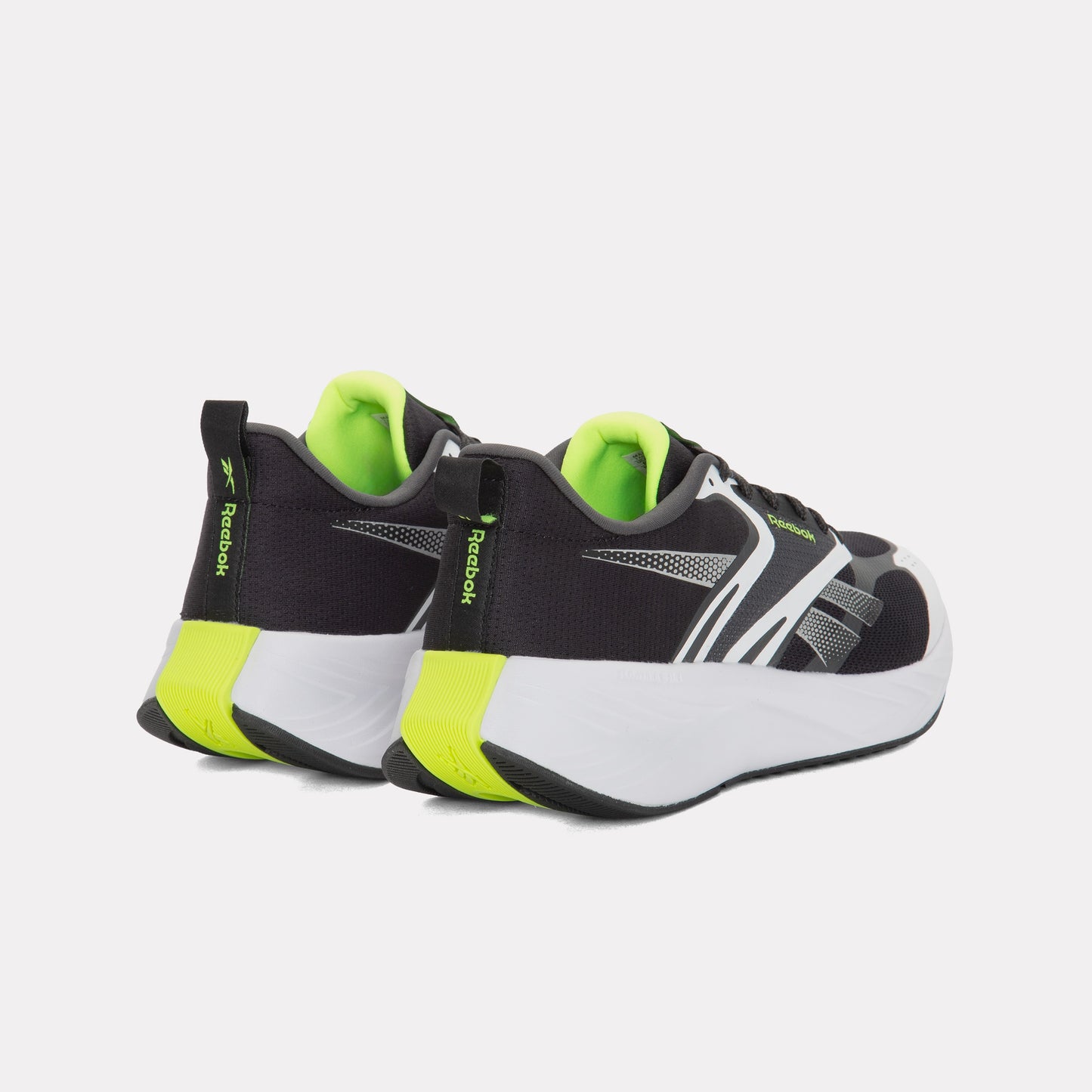 REEBOK FOOTWEAR UNISEX Energen Tech Plus 3 Shoes BLACK/WHITE/DIGITAL LIME