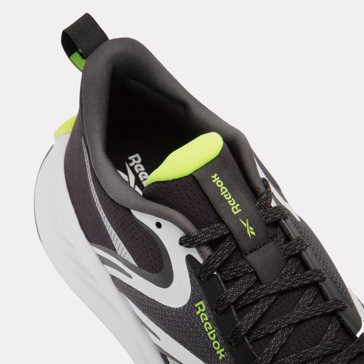 REEBOK FOOTWEAR UNISEX Energen Tech Plus 3 Shoes BLACK/WHITE/DIGITAL LIME