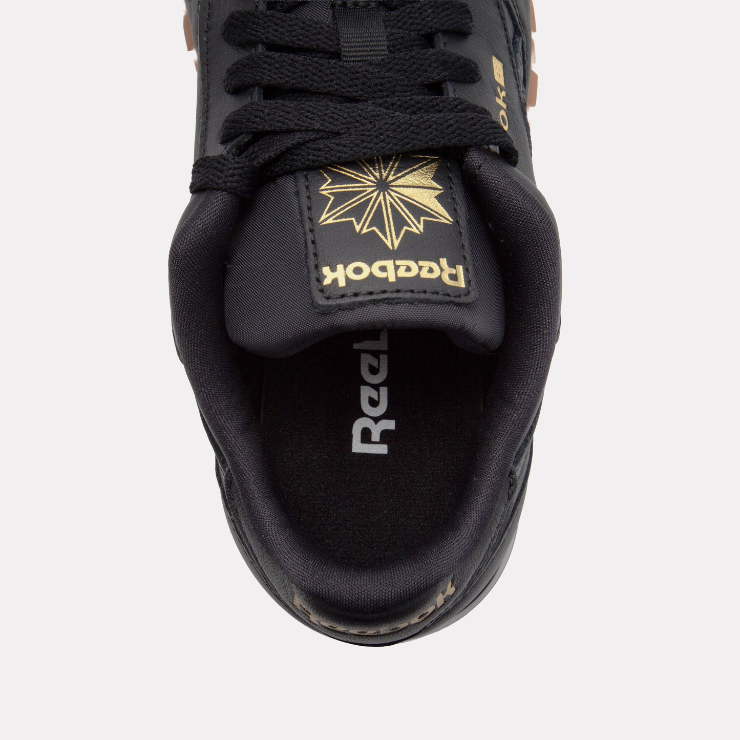 REEBOK FOOTWEAR WOMEN Classic Leather Shoes BLACK/WHITE/GUM