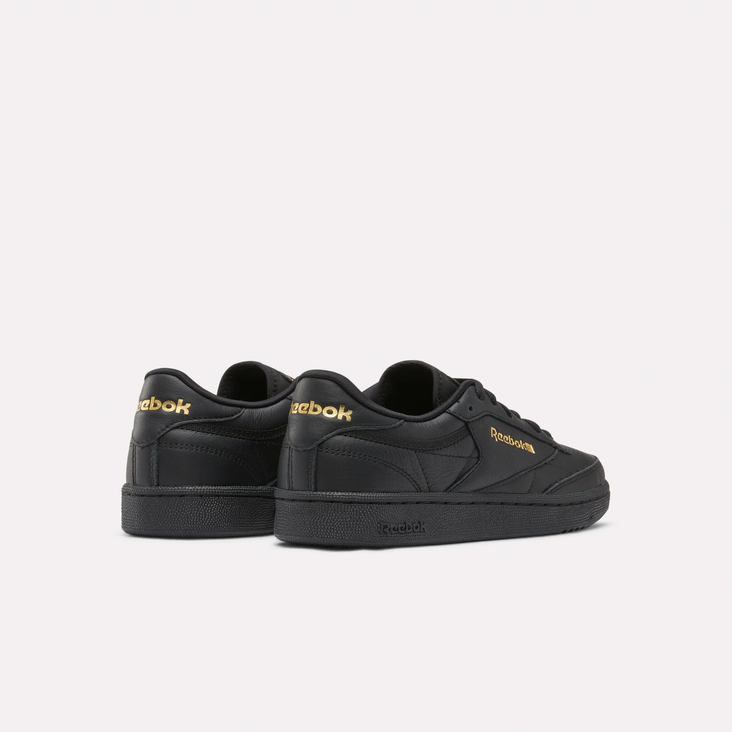 REEBOK FOOTWEAR WOMEN Club C 85 Shoes BLACK/GOLDMETALLIC