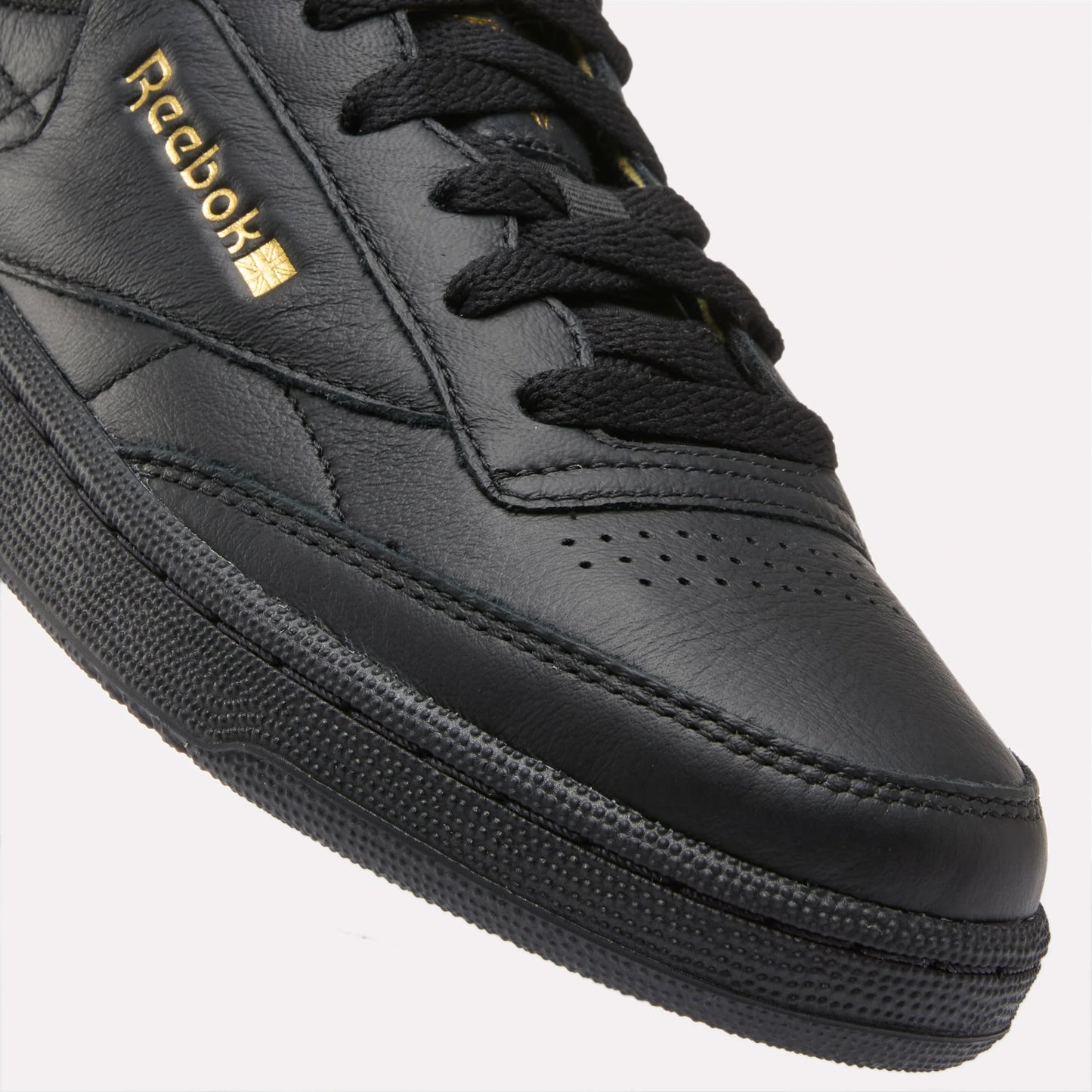 REEBOK FOOTWEAR WOMEN Club C 85 Shoes BLACK/GOLDMETALLIC