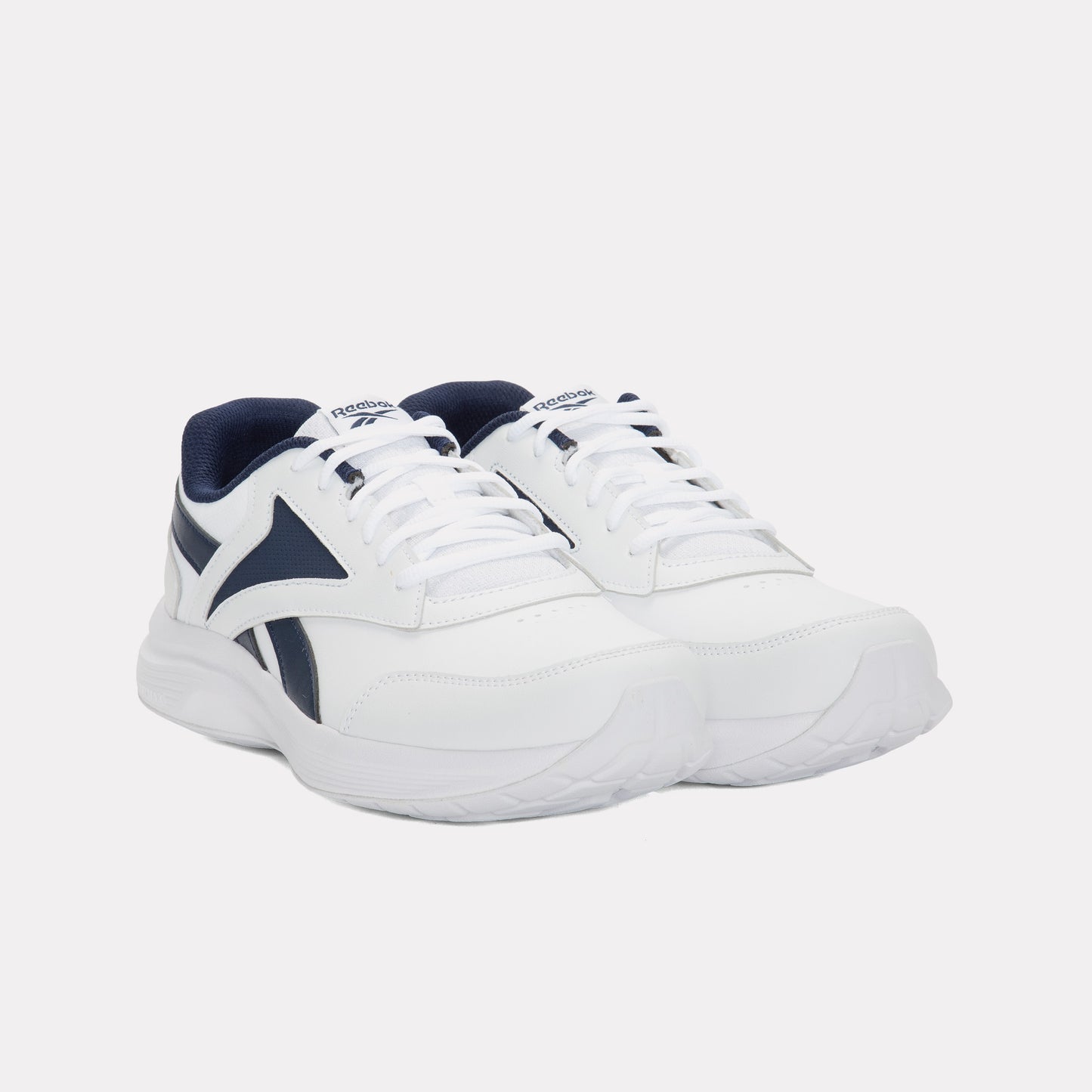 REEBOK FOOTWEAR MEN Walk Ultra 7 DMX Max Wide Shoes WHITE/CONAVY/CROYAL