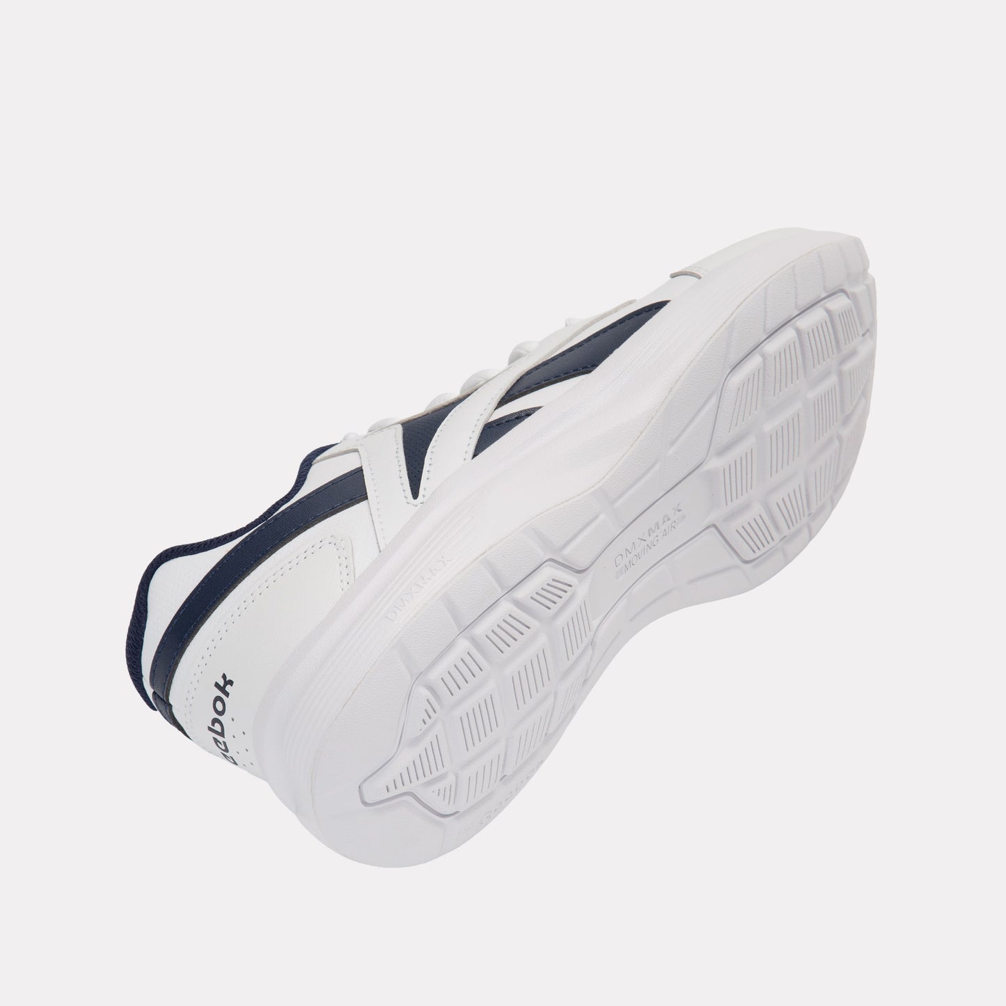 REEBOK FOOTWEAR MEN Walk Ultra 7 DMX Max Wide Shoes WHITE/CONAVY/CROYAL