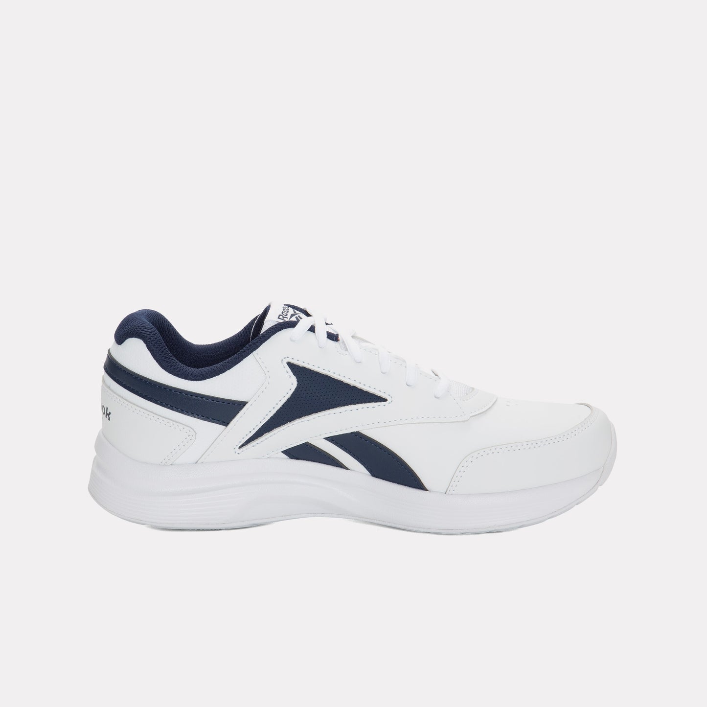 REEBOK FOOTWEAR MEN Walk Ultra 7 DMX Max Wide Shoes WHITE/CONAVY/CROYAL