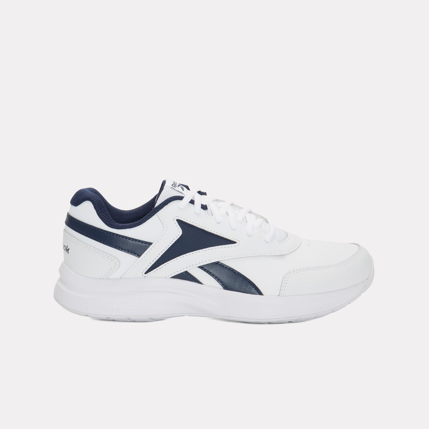 REEBOK FOOTWEAR MEN Walk Ultra 7 DMX Max Wide Shoes WHITE/CONAVY/CROYAL