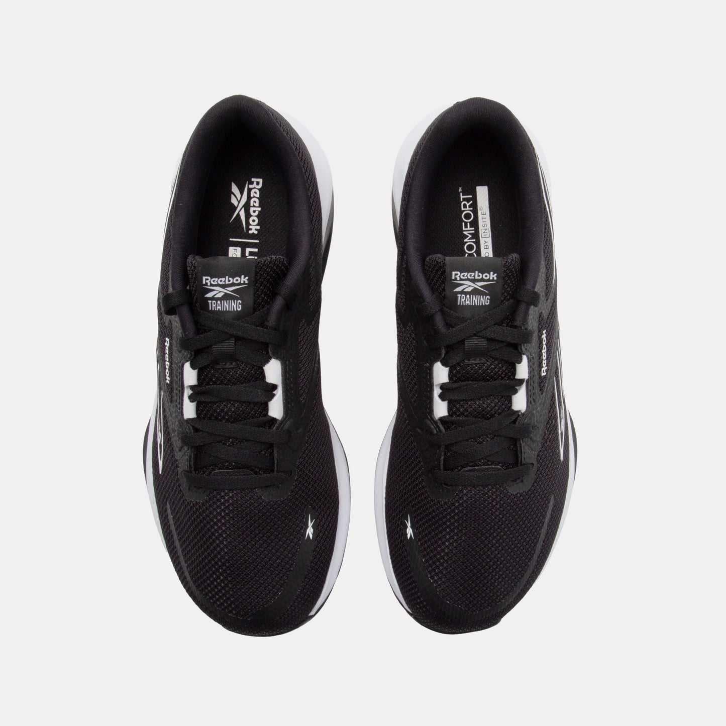 REEBOK FOOTWEAR MEN Nanoflex TR 3 Shoes BLACK/FTW WHITE