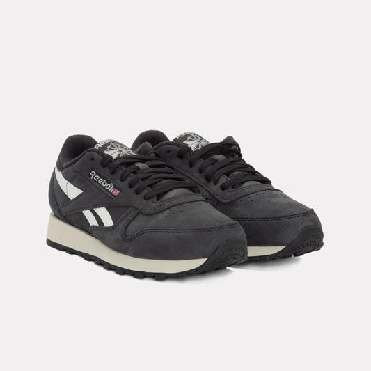 REEBOK FOOTWEAR MEN Classic Leather Shoes BLACK/FTWRWHITE/CHALK