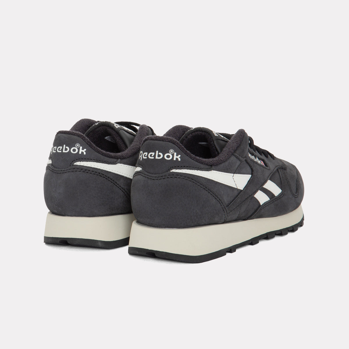 REEBOK FOOTWEAR MEN Classic Leather Shoes BLACK/FTWRWHITE/CHALK