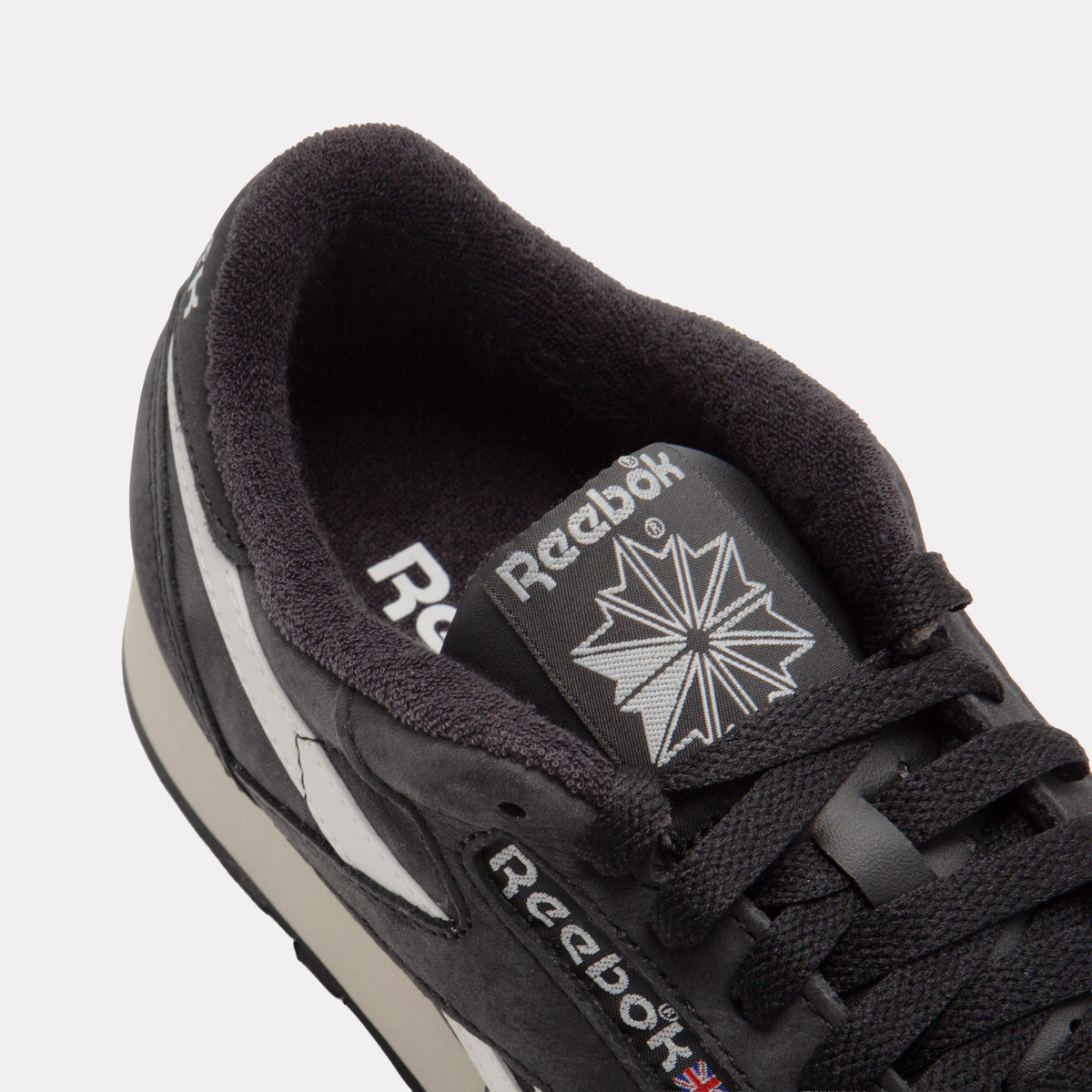 REEBOK FOOTWEAR MEN Classic Leather Shoes BLACK/FTWRWHITE/CHALK