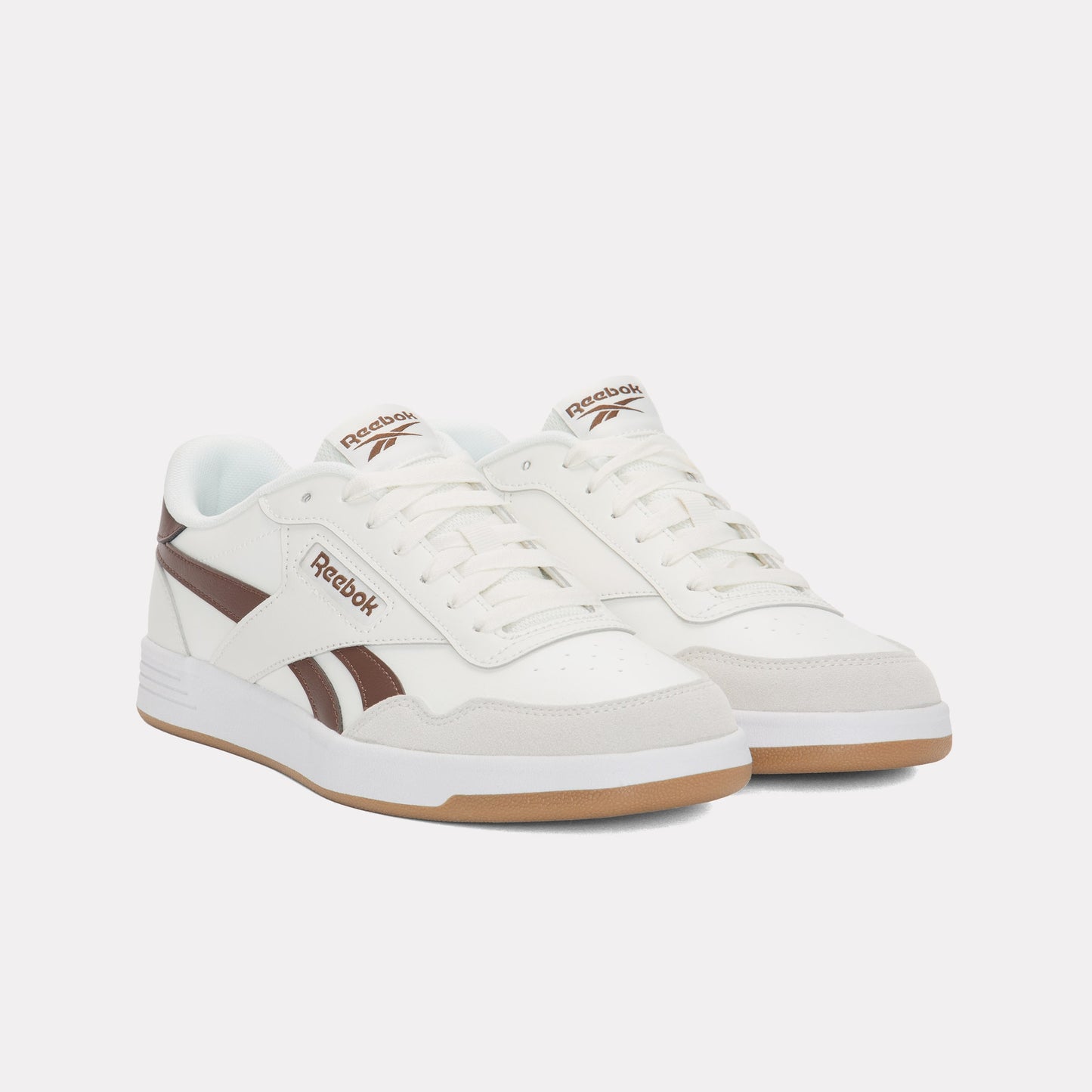 REEBOK FOOTWEAR MEN Court Advance Shoes CHALK/FORMALBROWN/GUM