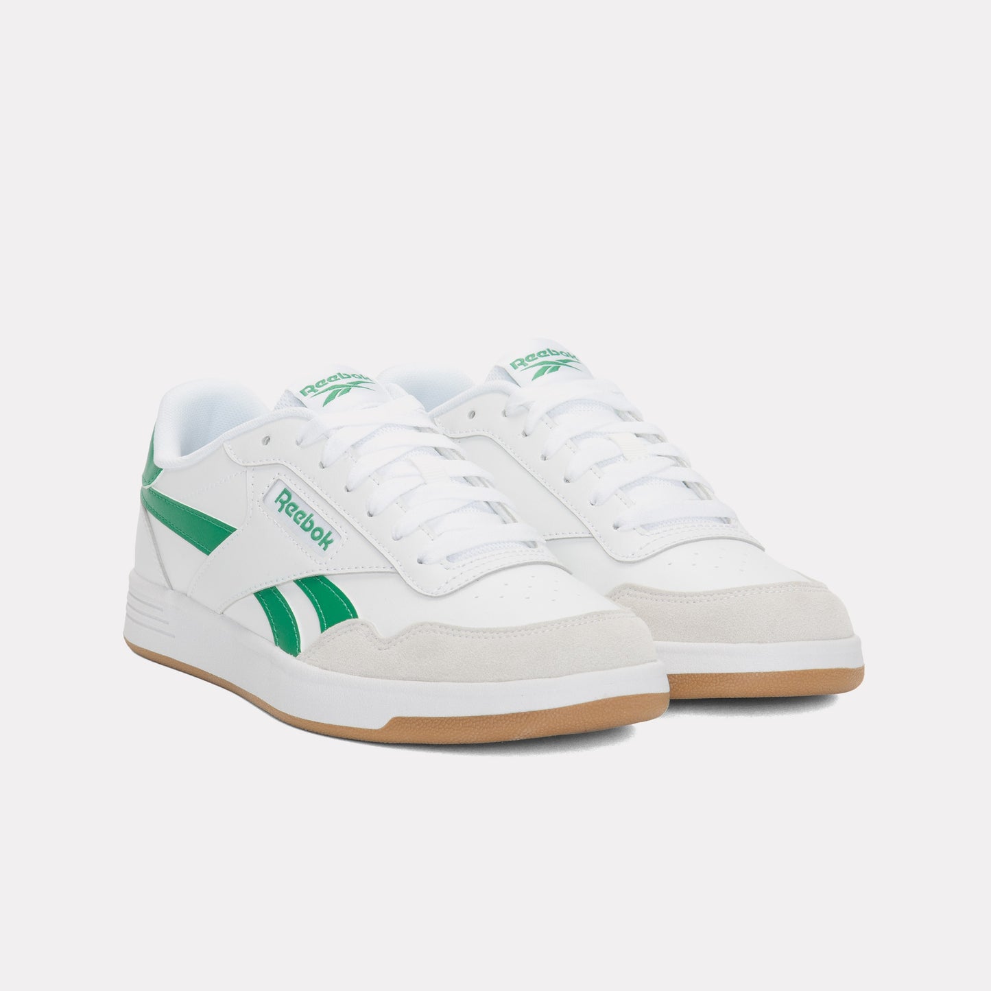 REEBOK FOOTWEAR MEN Court Advance Shoes WHITE/TEAMGREEN/GUM