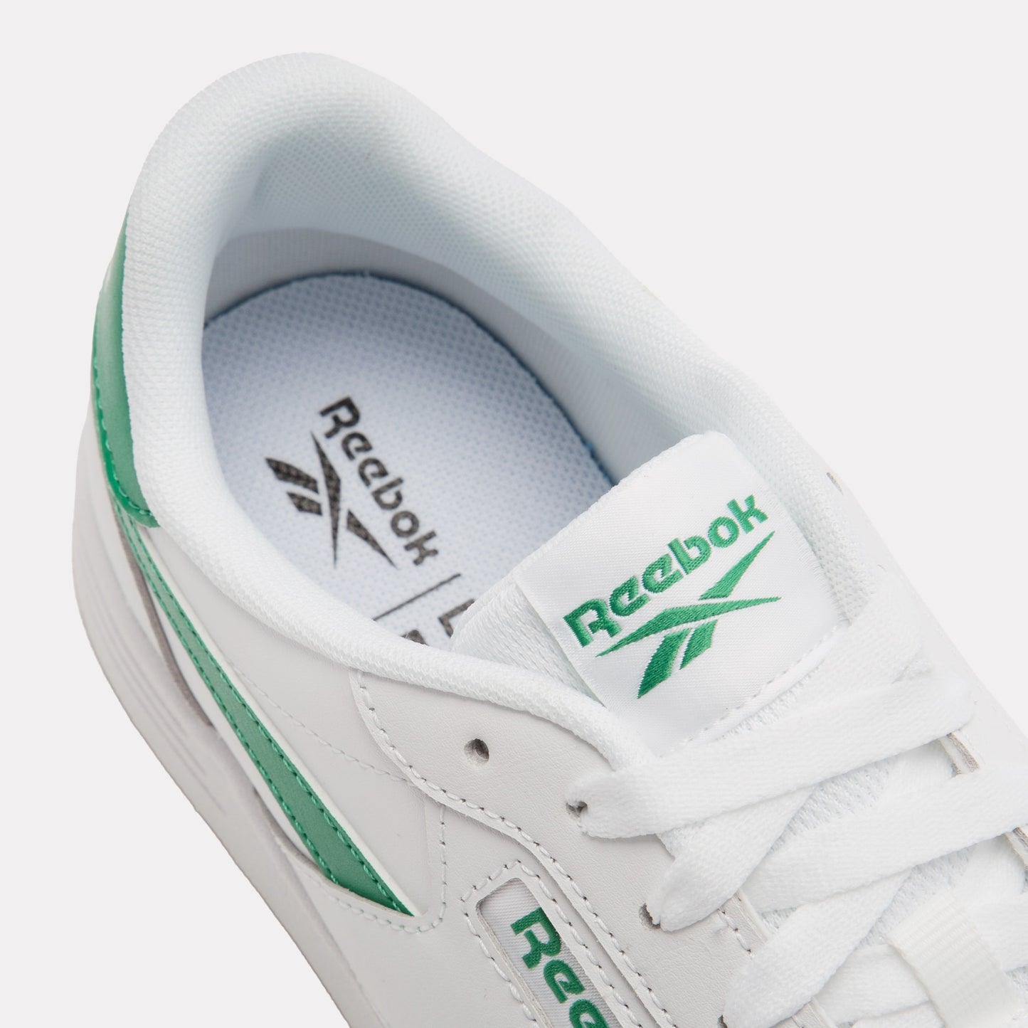 REEBOK FOOTWEAR MEN Court Advance Shoes WHITE/TEAMGREEN/GUM