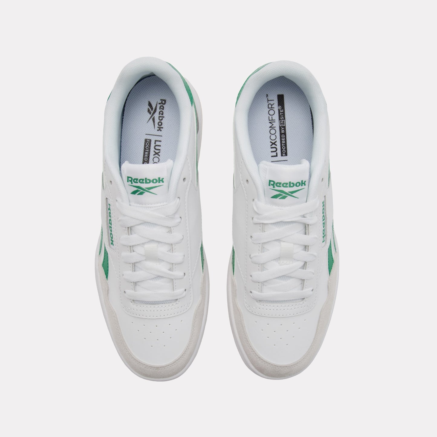 REEBOK FOOTWEAR MEN Court Advance Shoes WHITE/TEAMGREEN/GUM