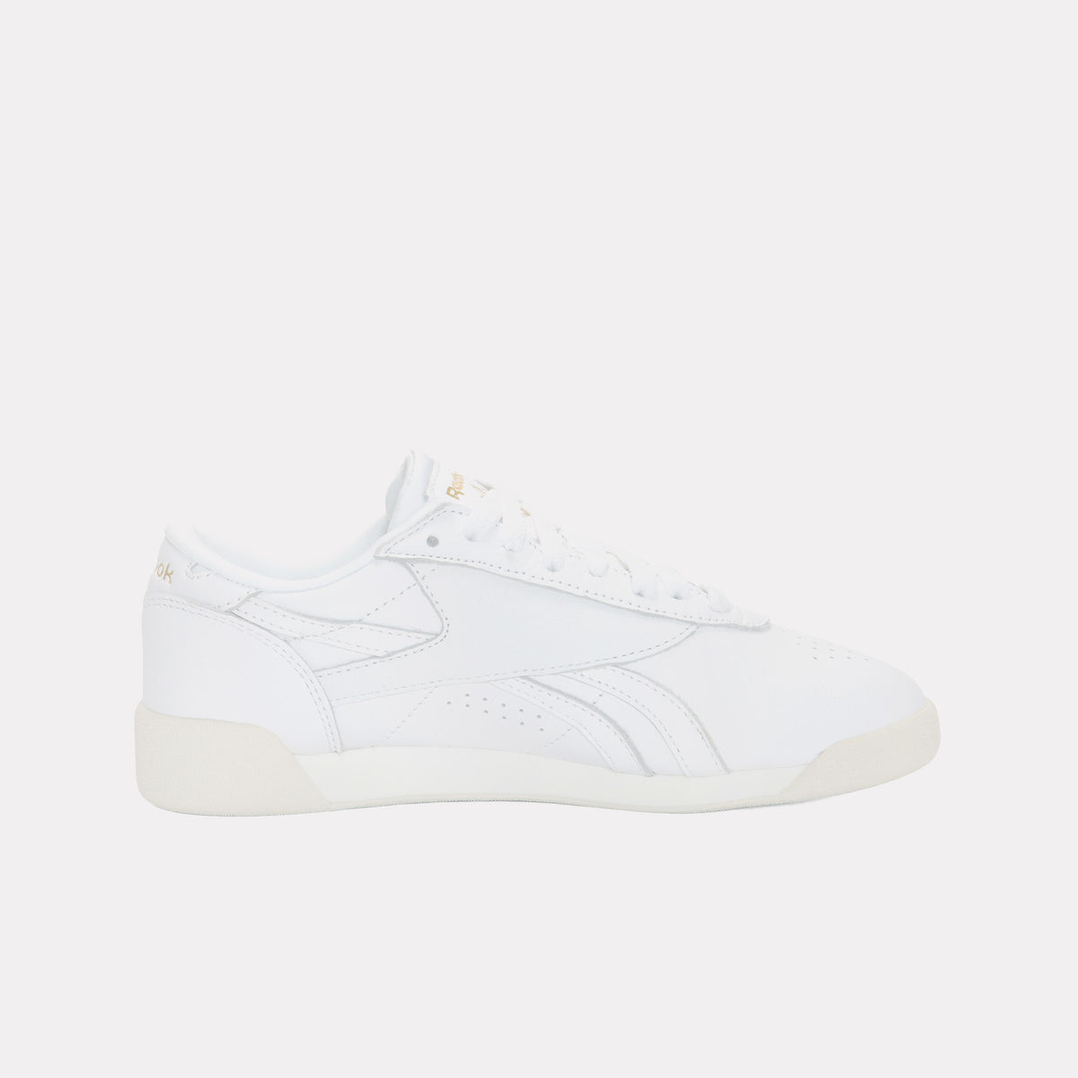 REEBOK FOOTWEAR WOMEN Freestyle Lo Shoes CHALK/GOLDMETALLIC/GUM