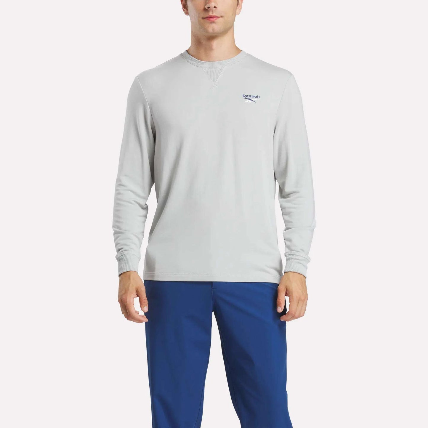 REEBOK APPAREL MEN Golf Sweater GREY #3