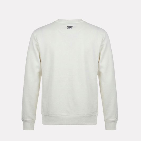 REEBOK APPAREL MEN Golf Scuba Knit Crewneck Sweatshirt CHALK
