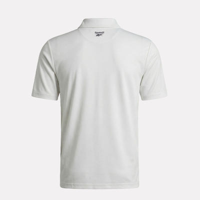 REEBOK APPAREL MEN Golf Bonded Pique Polo Shirt POLO WHITE