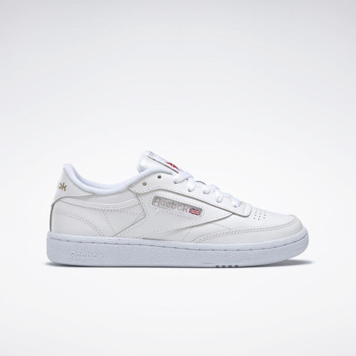 Reebok club c 85 white and black trainers Clearance