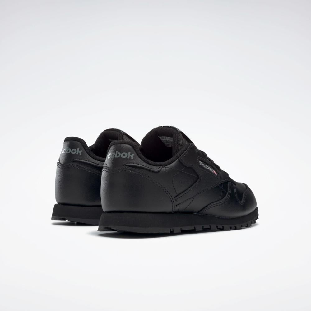 Reebok Footwear Kids Classic Leather Shoes Preschool BLACK 1 Reebok reebok-footwear-kids-classic-leather-shoes-preschool-black-1-reebok