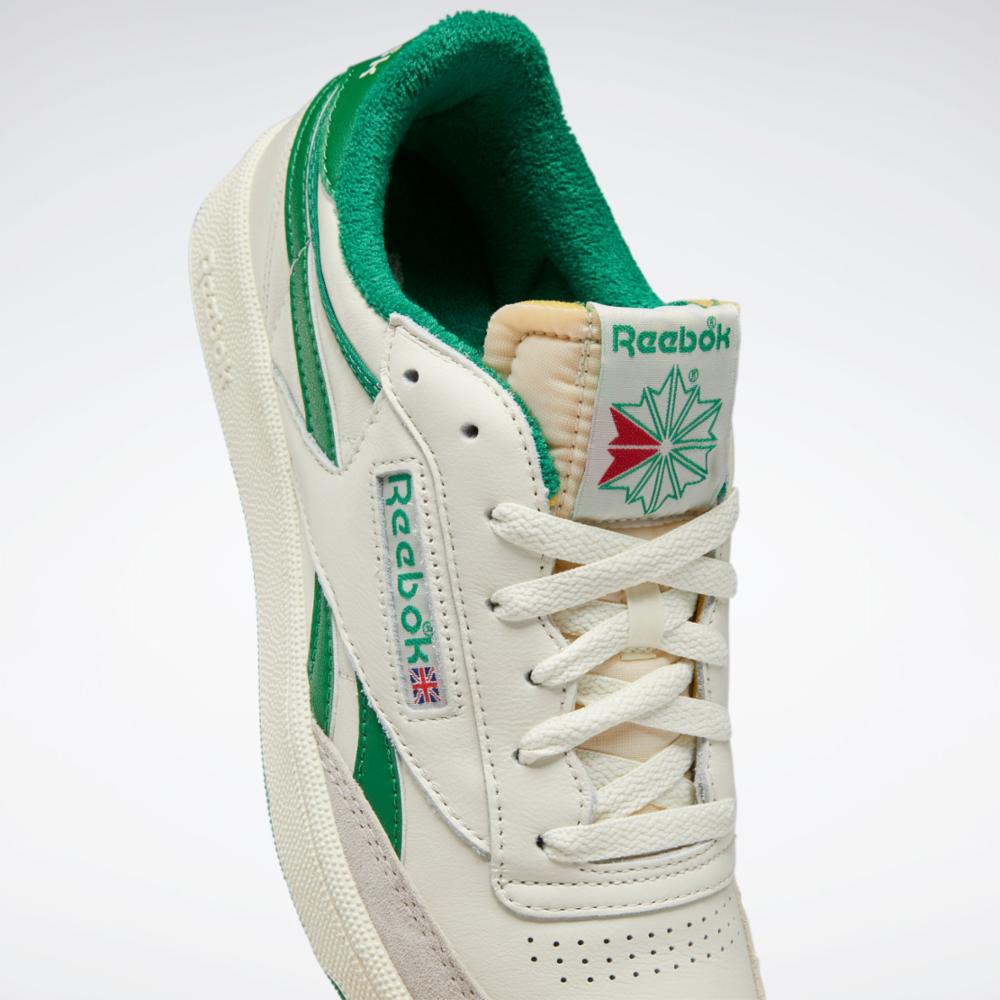 Khaki green hotsell reebok classic