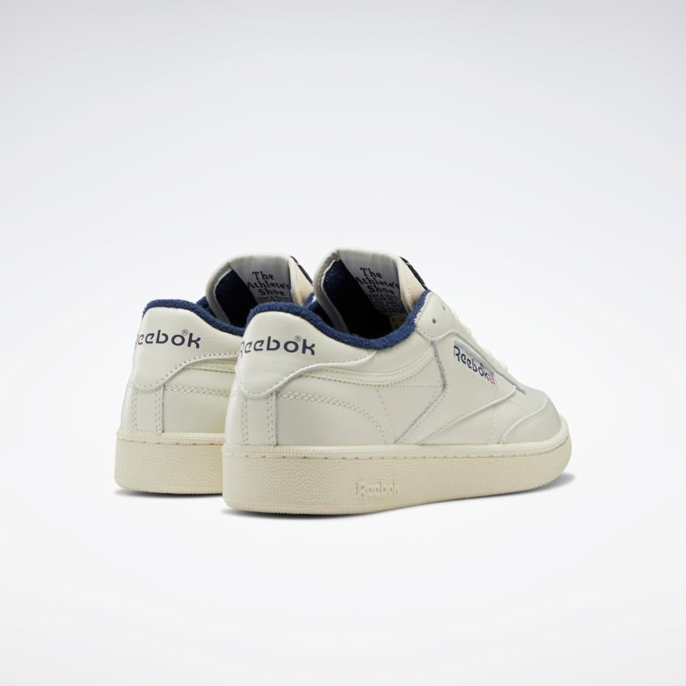 Classic Leather Shoes in Chalk / Vector Navy / Core Black