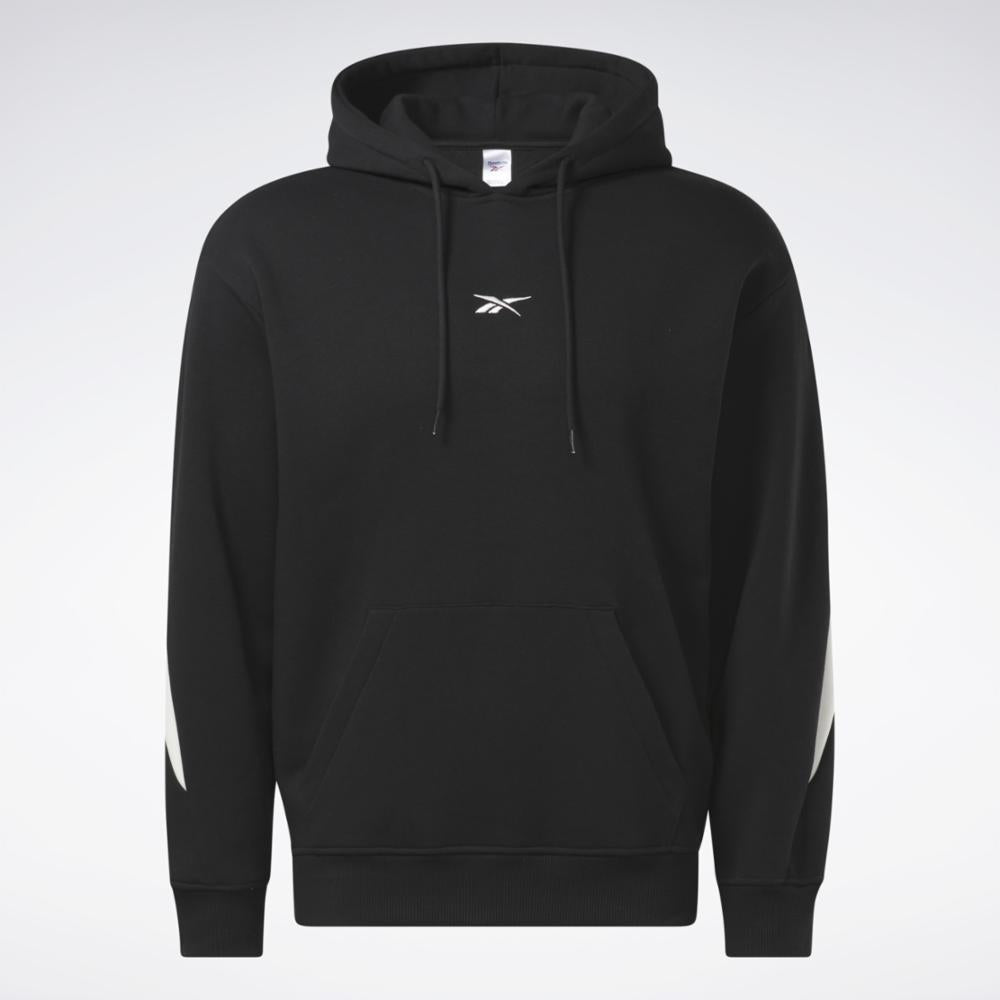 Reebok Apparel Men Classics Brand Proud Hoodie BLACK/CHALK