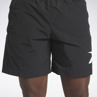 Reebok Apparel Men Classics Vector Woven Shorts BLACK