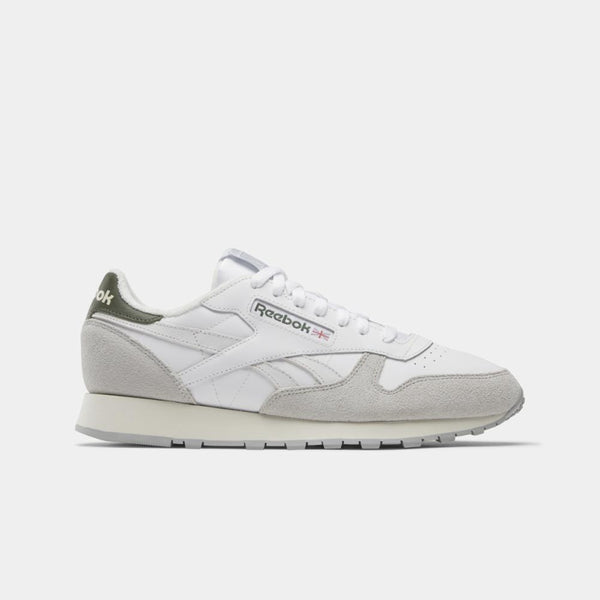 Reebok Footwear Men Classic Leather Shoes FTWR WHT/STEELY 