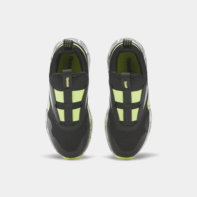 Reebok Footwear Kids Reebok XT Sprinter Slip-On Shoes - Preschool CORE BLK/LASER LIME STEELY