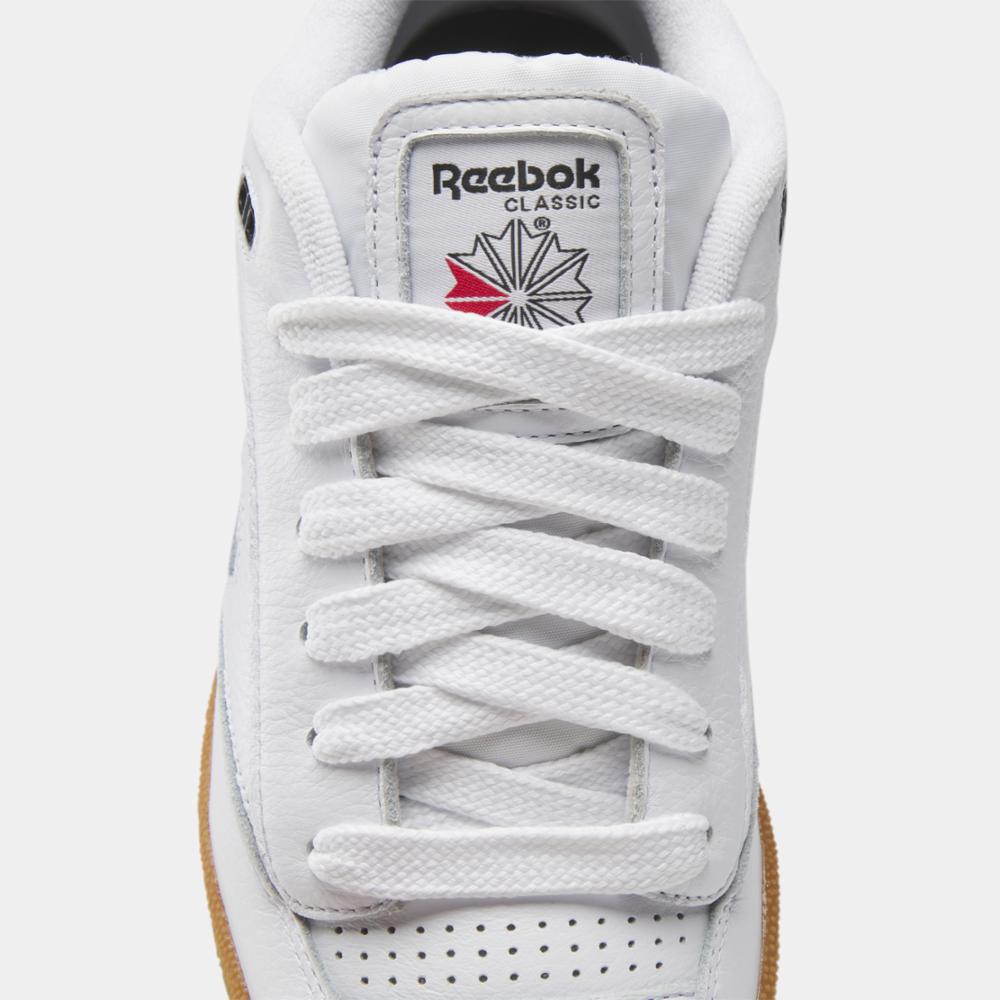Reebok Footwear Men Club C Bulc Shoes FTWR WHT/BLK/REEBOK RUBBER GUM