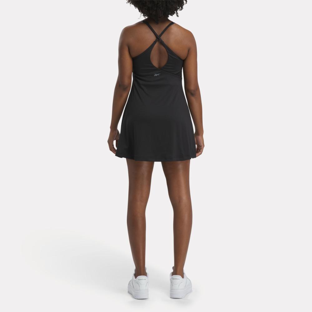 Reebok Apparel Women Lux Strappy Dress BLACK