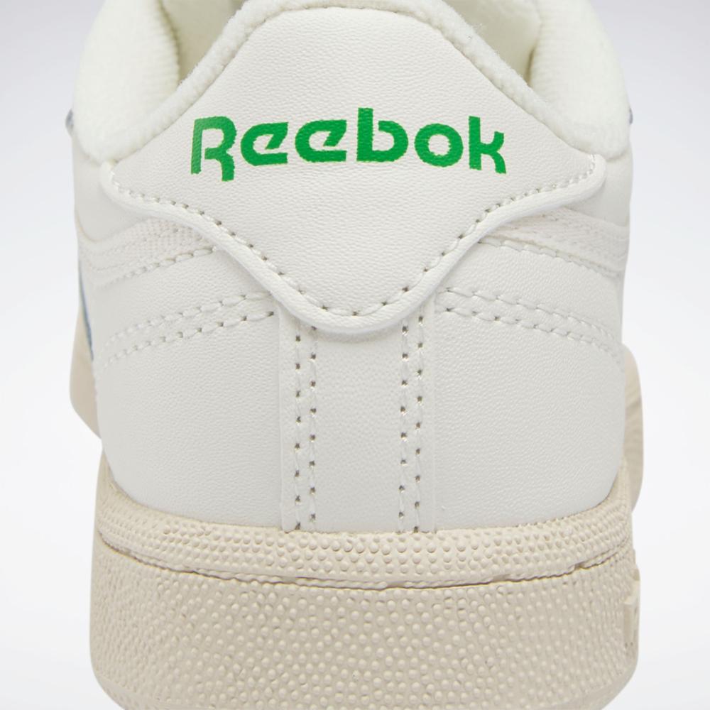 Reebok Footwear Kids Club C Shoes - Preschool CHALK/CHALK/GLEN GREEN