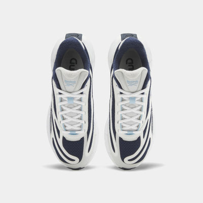 Reebok Footwear Men Zig Kinetica 2.5 Running Shoes PURE GREY 1/SHEER BLUE/VEC NVY