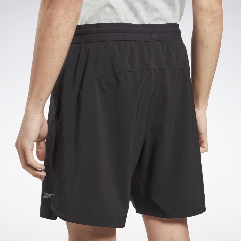 Reebok Light Grey With Black Stripe Mens Shorts with pockets size Small  bag342