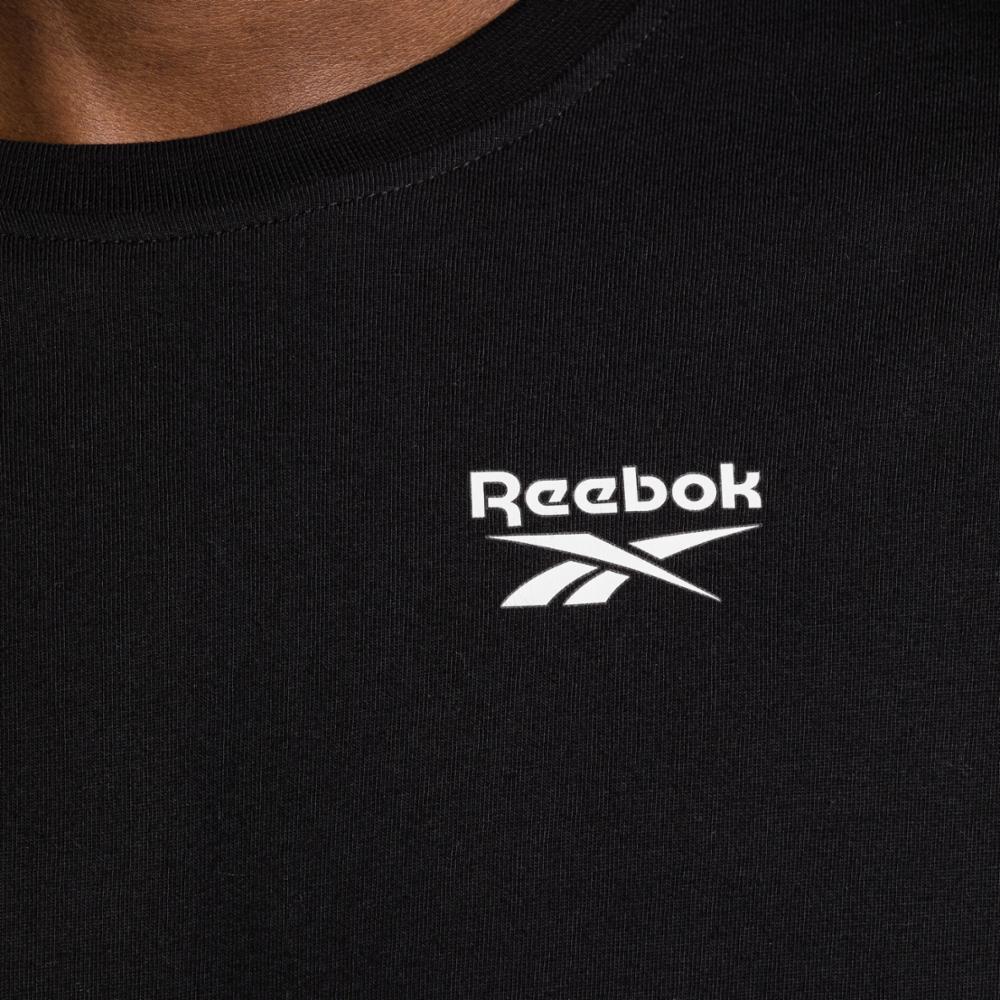 Reebok Apparel Men Reebok Identity Long-Sleeve T-Shirt BLACK