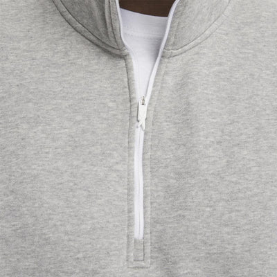 Reebok Apparel Men Reebok Identity Vintage Sport Quarter-Zip Sweatshirt MEDIUM GREY HEATHER