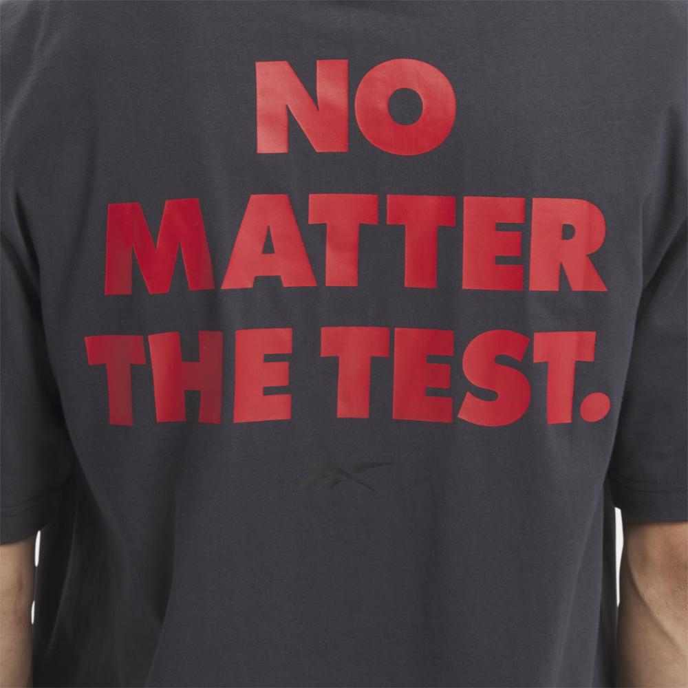 Reebok Apparel Men No Matter the Test Graphic T-Shirt PURE GREY 8