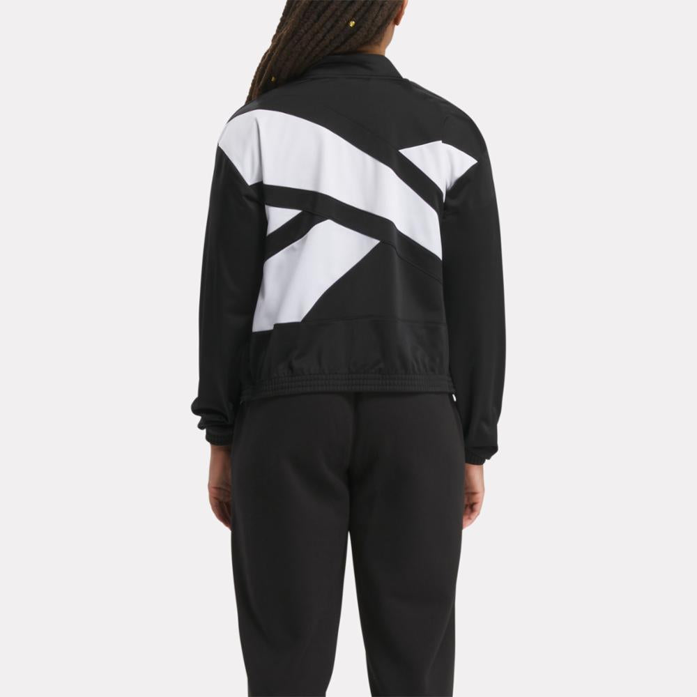 Reebok track hot sale jacket women's