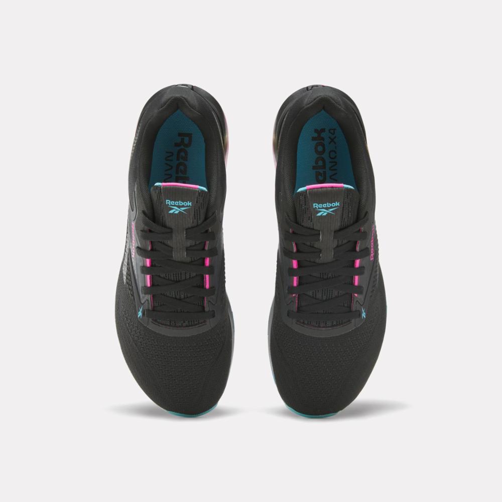 Reebok Footwear Men NANO X4 Training Shoes BLACK/BOLCYA/LASPIN