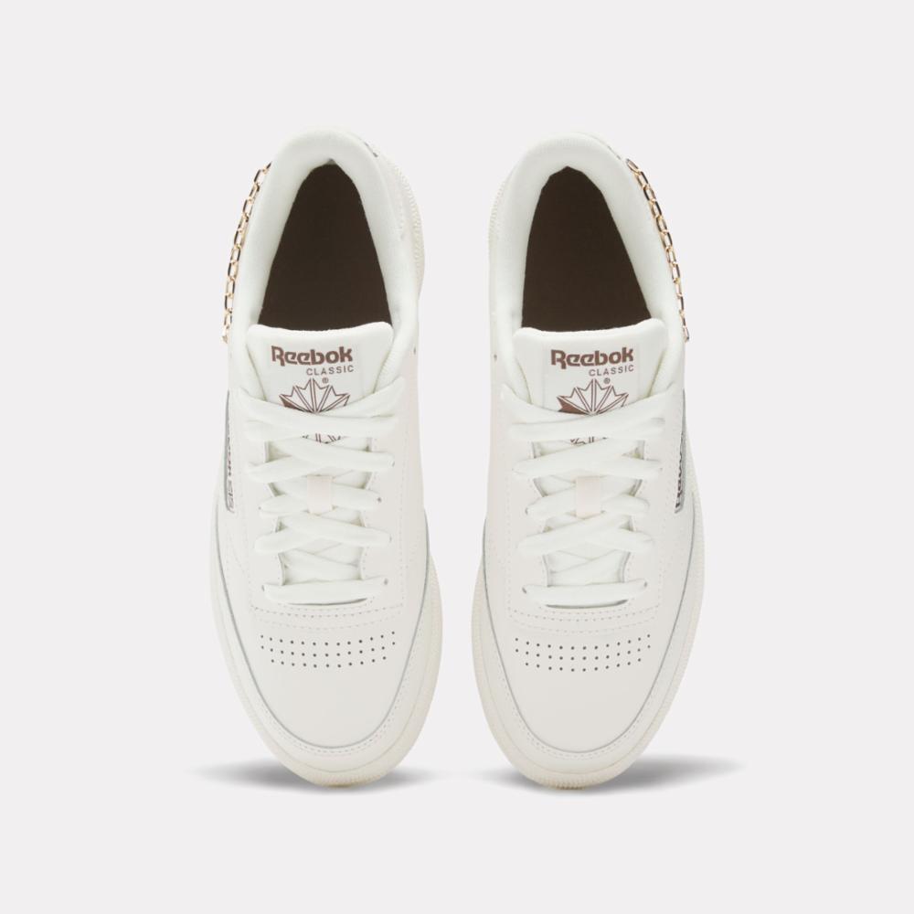 Gold reebok classics womens online